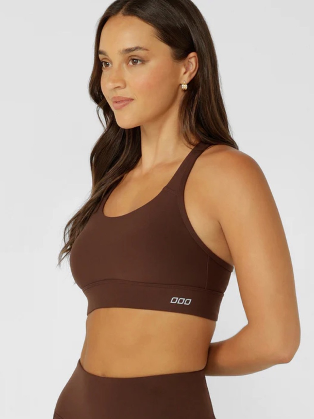Lorna Jane Amy Maximum Support Sports Bra Truffle